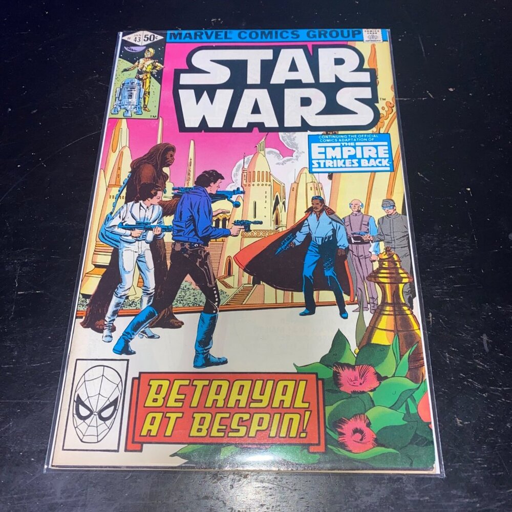 Marvel Comic Book Star Wars Betrayal at Bespin! Issue 43 Jan Vintage